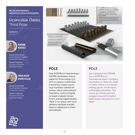 İMMİB yarışmasında 8 ödülden 7 si Selçuk GSF ENTAS'ın...